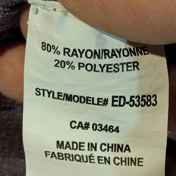 Ricki's Purple Knit Long Sleeve Scoop-Neck  Sweater in Size Large - Picture 5 of 10